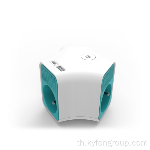 France Table Power Strip 3-Way พร้อม USB C